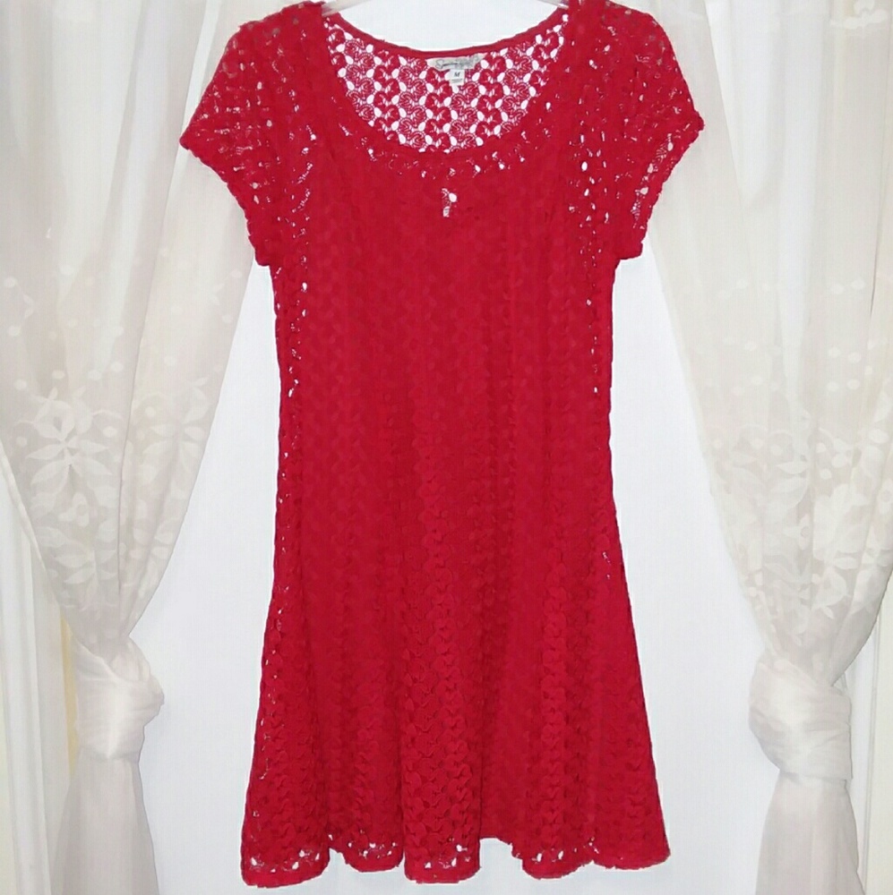 Red Lace Dress